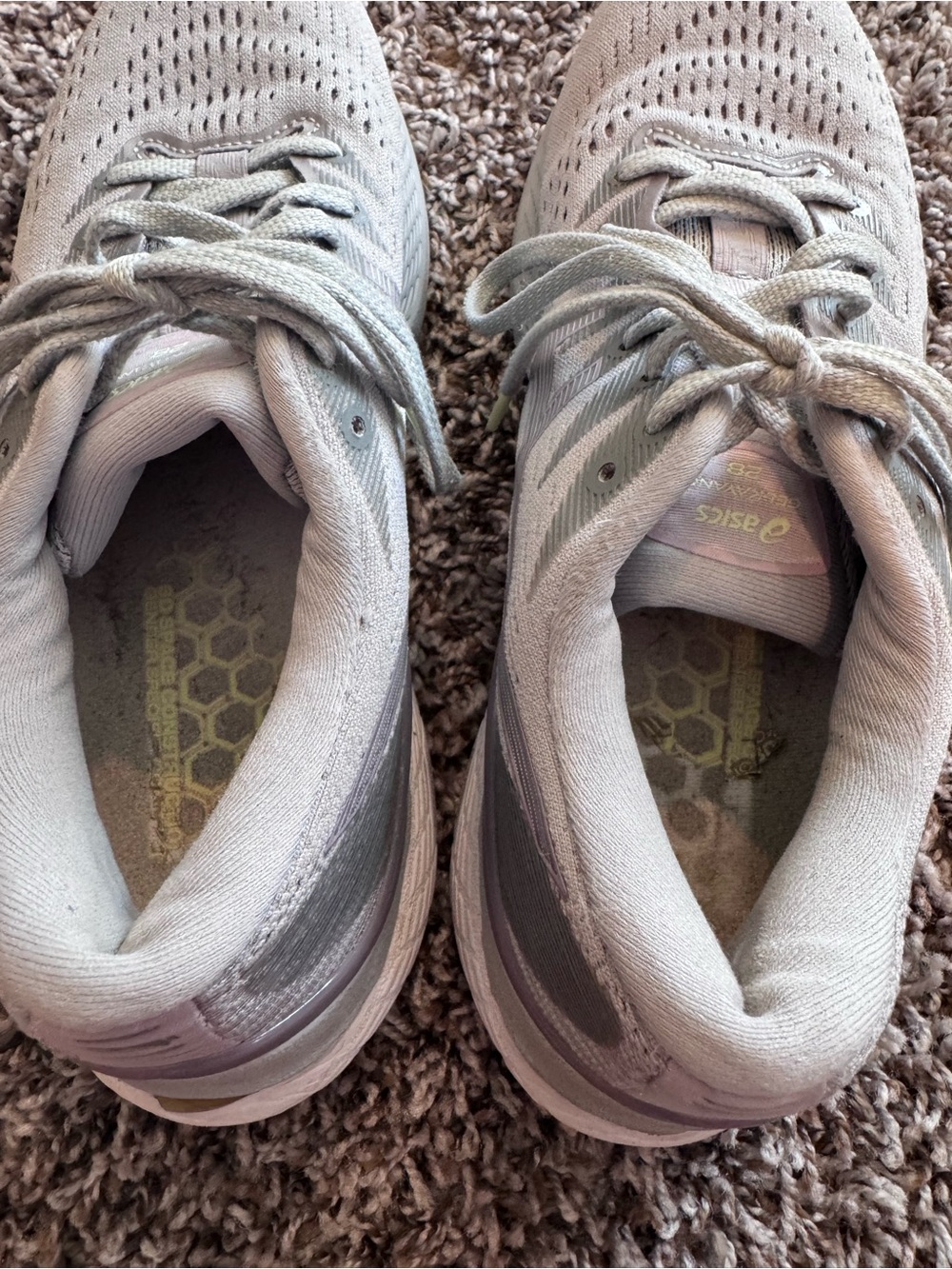 Asics Gel-Kayano 28 Women's Running Shoes Gray Lavendar FF Blast Size 8.5 - Picture 7 of 11
